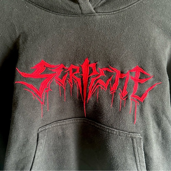 TNA cropped serpent hoodie - Picture 3 of 4